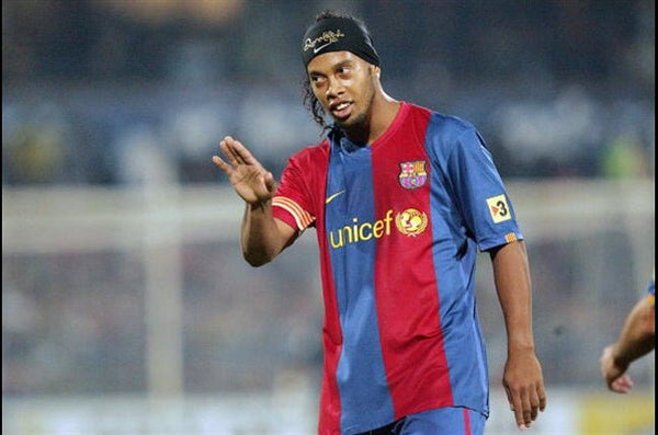 Ronaldinho Barcelona 2006 2007 Home Soccer Jersey Shirt L SKU# 146980-426 Nike