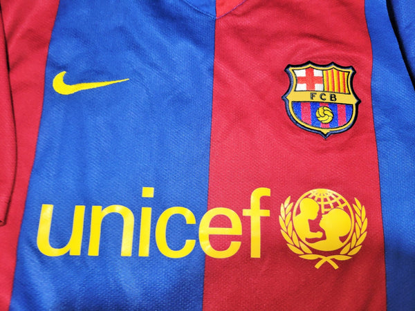 Ronaldinho Barcelona 2006 2007 Home Soccer Jersey Shirt L SKU# 146980-426 Nike