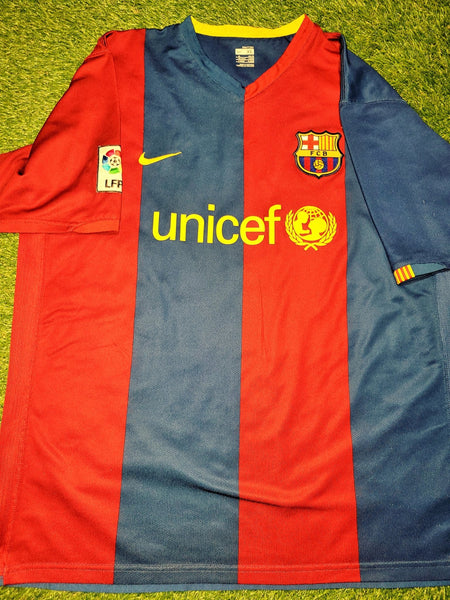 Ronaldinho Barcelona 2006 2007 Home Soccer Jersey Shirt XL SKU# 146980-426 Nike