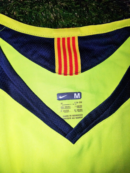 Ronaldinho Barcelona 2006 2007 Yellow Jersey Shirt Camiseta M foreversoccerjerseys