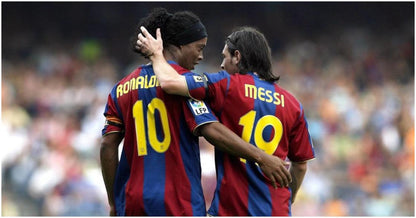 Ronaldinho Barcelona Anniversary 2007 2008 Soccer Jersey Shirt L SKU# 237741-655 Nike