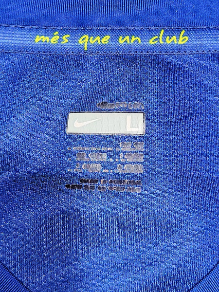 Ronaldinho Barcelona Anniversary 2007 2008 Soccer Jersey Shirt L SKU# 237741-655 Nike