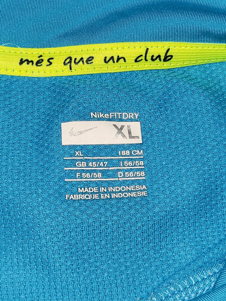 Ronaldinho Barcelona Anniversary Away 2007 2008 Soccer Jersey Shirt XL SKU# 237743-414 Nike