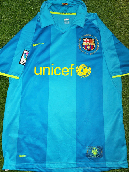 Ronaldinho Barcelona Anniversary Away Jersey 2007 2008 Shirt Camiseta Maglia M SKU# 237743-414 foreversoccerjerseys