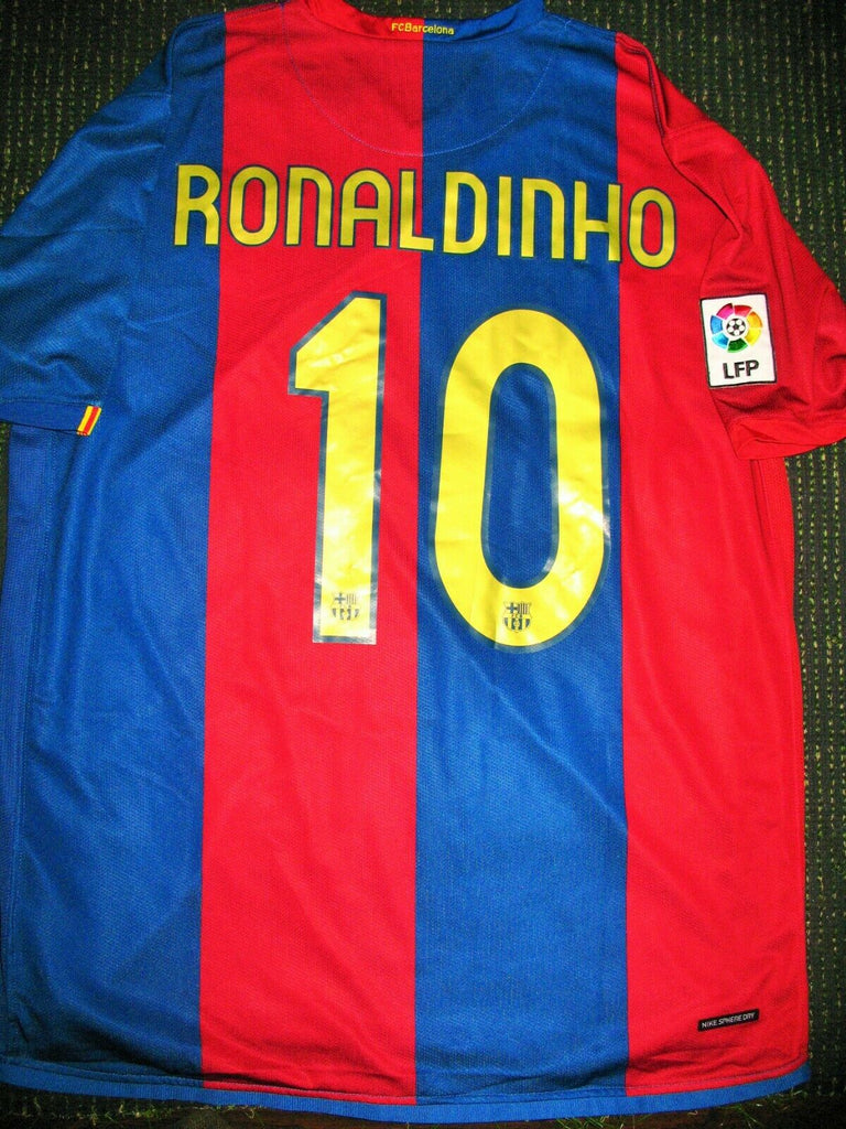 Ronaldinho Barcelona Jersey 2006 2007 Shirt Camiseta XL - foreversoccerjerseys