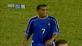 Ronaldinho Brazil 1998 1999 Away Soccer Jersey Shirt L Nike