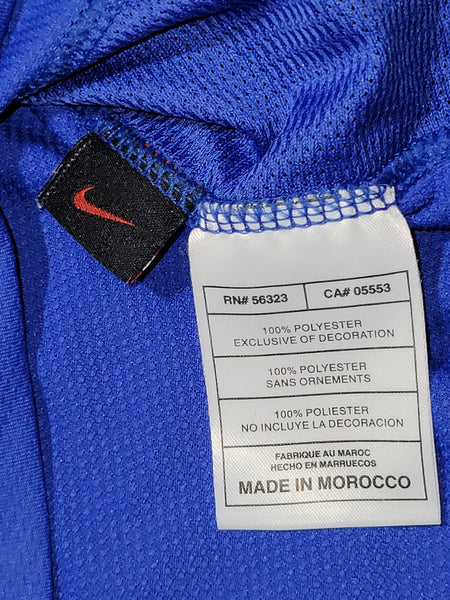 Ronaldinho Brazil 2006 World Cup Blue Away Soccer Jersey Shirt L SKU# S6DHA 103890 Nike