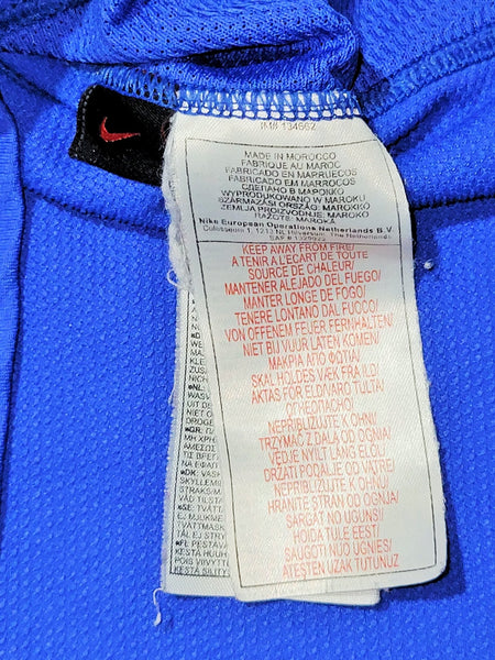 Ronaldinho Brazil 2006 WORLD CUP Blue Away Soccer Jersey Shirt M SKU# S6DHA 103890 Nike