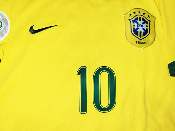 Ronaldinho Brazil 2006 World Cup Home Soccer Jersey Shirt XL SKU# 103889 Nike