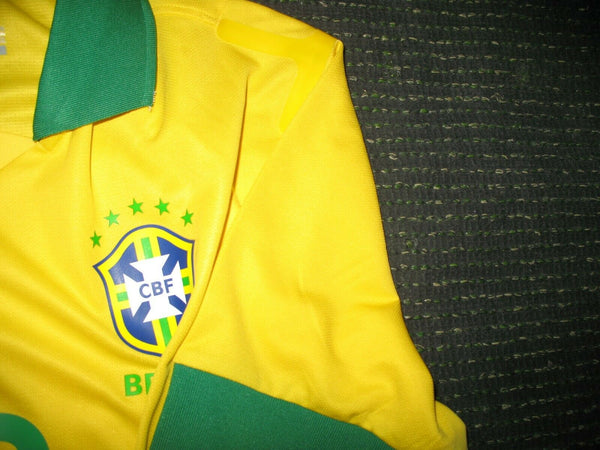 Ronaldinho Brazil PLAYER ISSUE 2013 Jersey Shirt Camiseta XL - foreversoccerjerseys