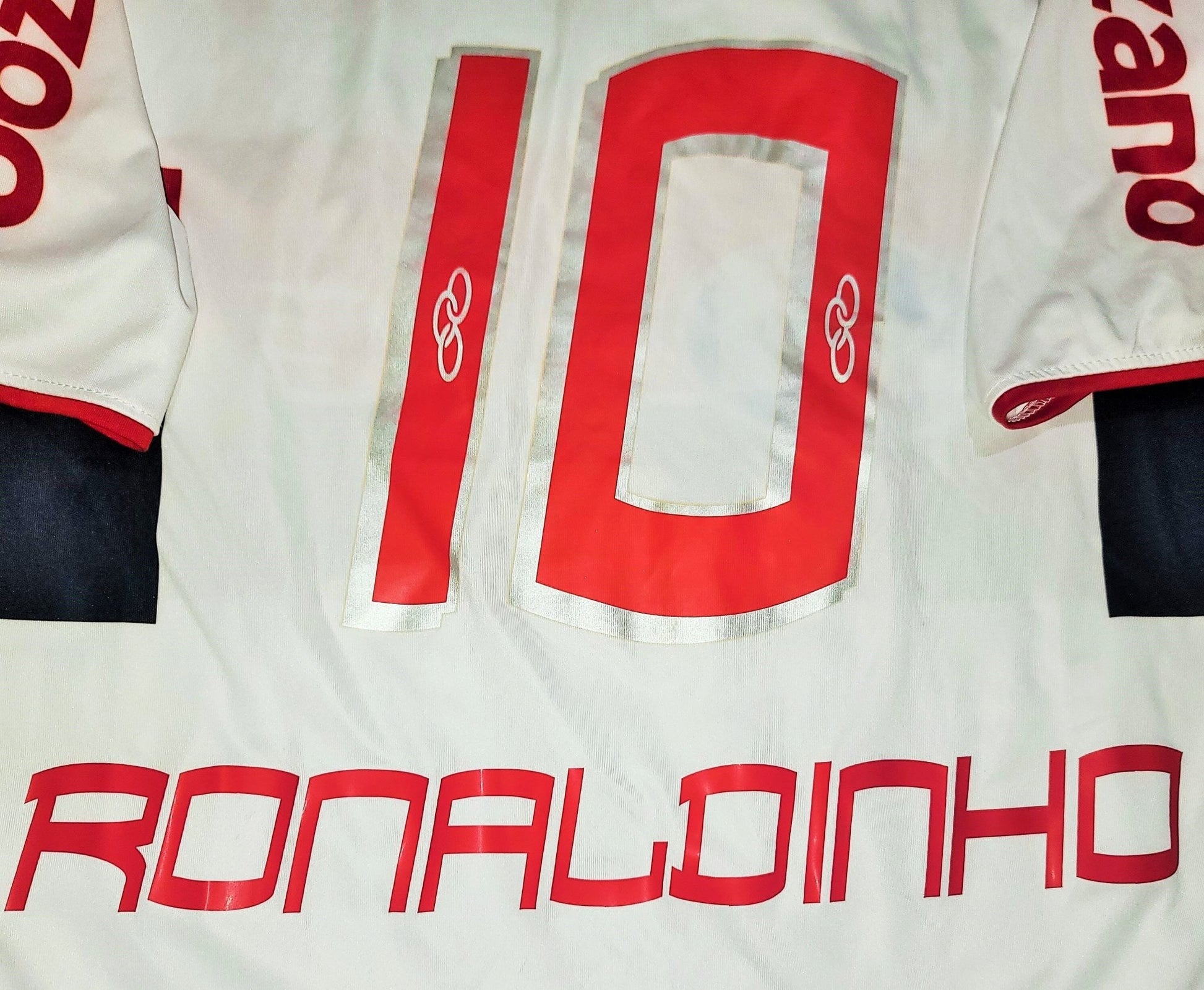 Ronaldinho Flamengo 2009 2010 Away Olympikus Jersey Shirt Camiseta L foreversoccerjerseys