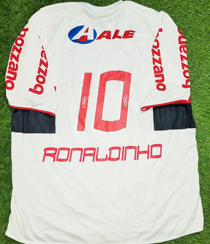 Ronaldinho Flamengo 2009 2010 Away Olympikus Jersey Shirt Camiseta L foreversoccerjerseys