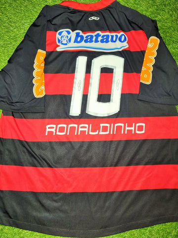 Ronaldinho Flamengo 2011 2012 Olympikus Home Soccer Jersey Shirt Camiseta XL Olympikus