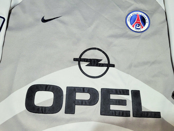 Ronaldinho PSG Paris Saint Germain 2001 2002 DEBUT SEASON Away Soccer Jersey Shirt XL Nike