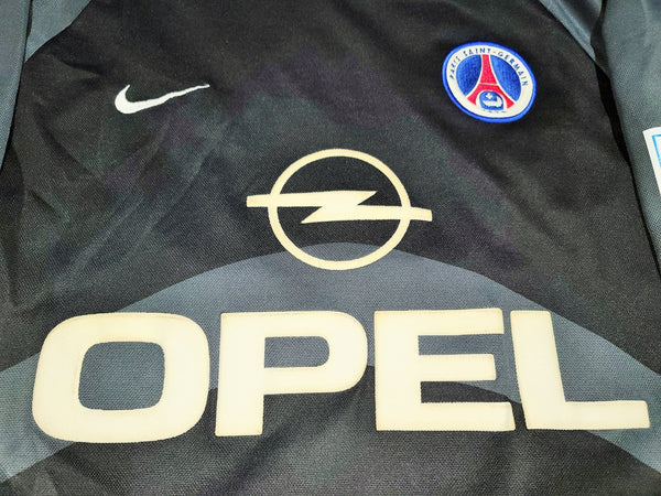 Ronaldinho PSG Paris Saint Germain 2001 2002 DEBUT SEASON Black Away Jersey Shirt Camiseta M foreversoccerjerseys