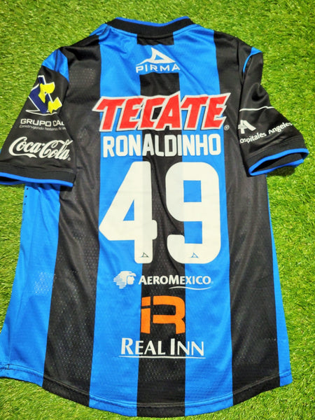 Ronaldinho Queretaro Pirma PLAYER ISSUE Home 2014 2015 Jersey Shirt M PIRMA