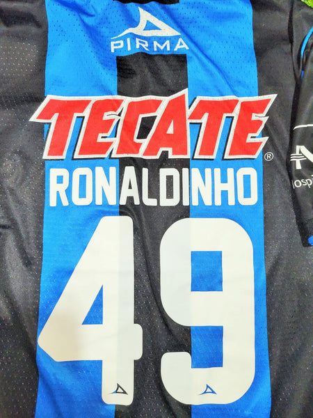 Ronaldinho Queretaro Pirma PLAYER ISSUE Home 2014 2015 Jersey Shirt M PIRMA