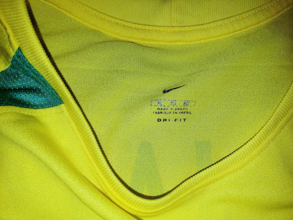 Ronaldo Brazil 2002 WORLD CUP FRIENDLY Jersey Shirt Camiseta XL foreversoccerjerseys