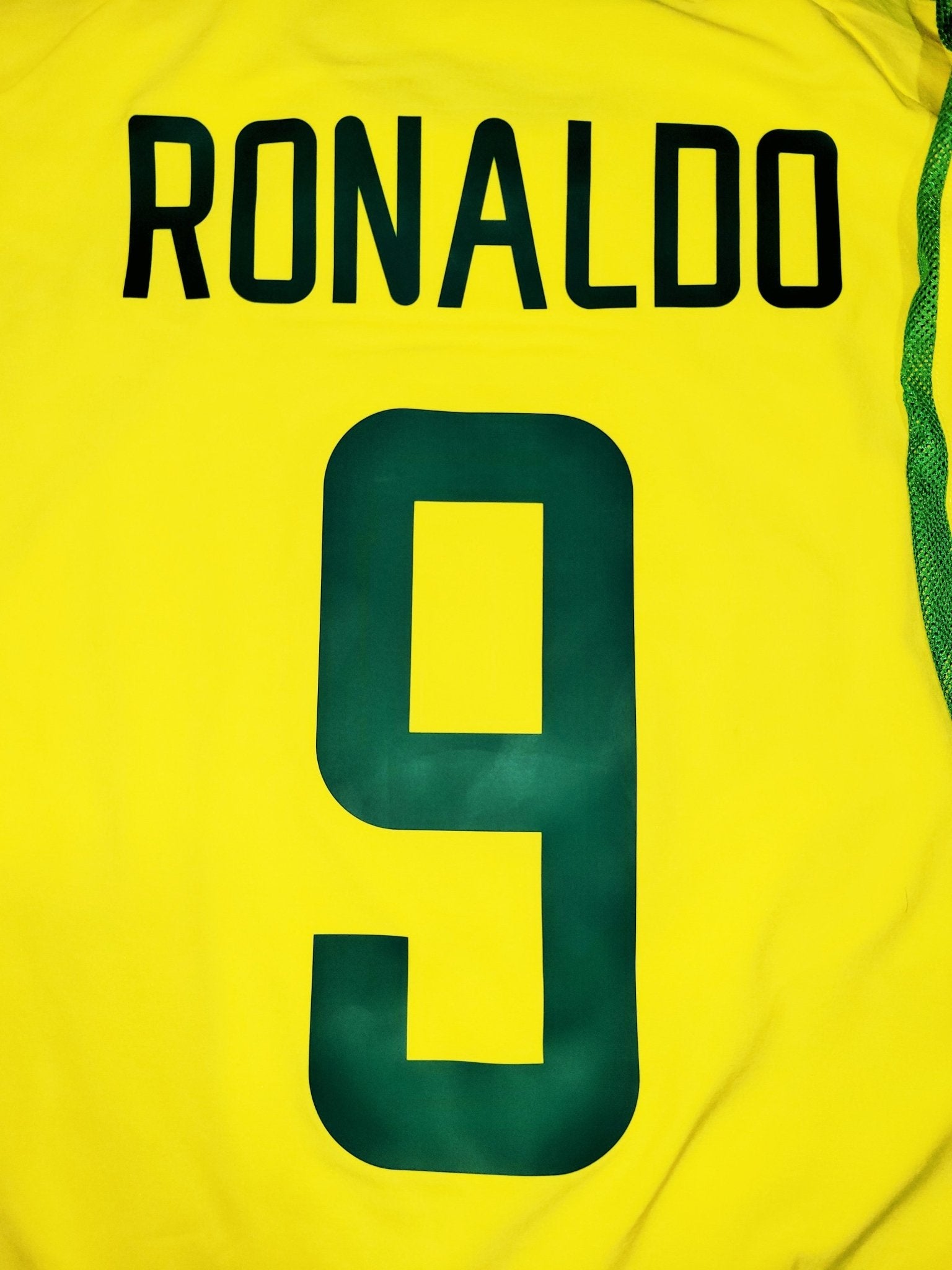 Ronaldo Brazil 2002 WORLD CUP PLAYER ISSUE Soccer Jersey