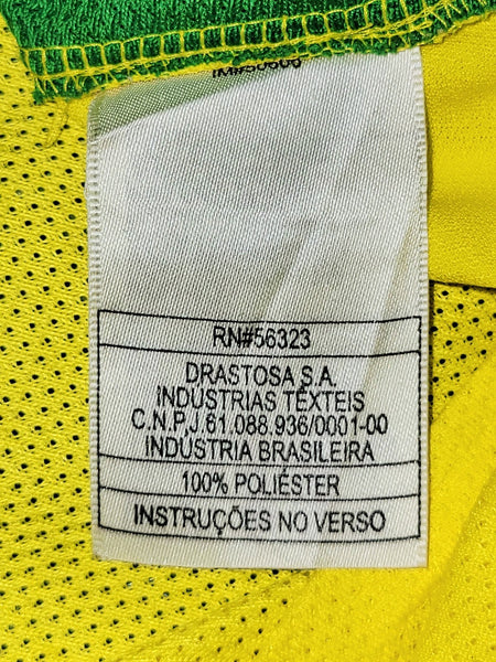 Ronaldo Brazil 2002 WORLD CUP Soccer Home Jersey Shirt L Nike