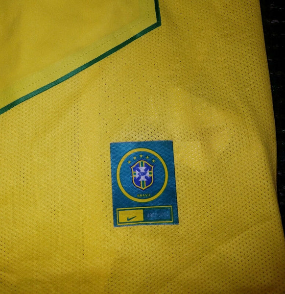 Ronaldo Brazil 2004 PLAYER ISSUE LIMITED EDITION Jersey Shirt L - foreversoccerjerseys