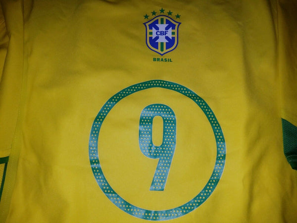 Ronaldo Brazil 2004 PLAYER ISSUE LIMITED EDITION Jersey Shirt L - foreversoccerjerseys