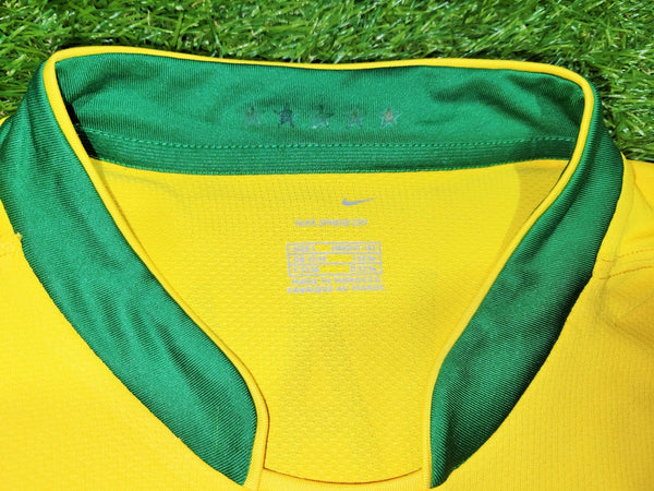 Ronaldo Brazil 2006 World Cup Home Jersey Shirt Camiseta L SKU# S6AOM 103889 Nike