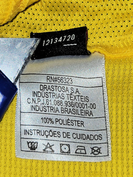 Ronaldo Brazil 2006 World Cup Home Long Sleeve Soccer Jersey Shirt M Nike