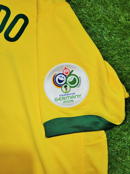 Ronaldo Brazil 2006 World Cup Home Soccer Jersey Shirt Camiseta BNWT L SKU# 103889 Nike