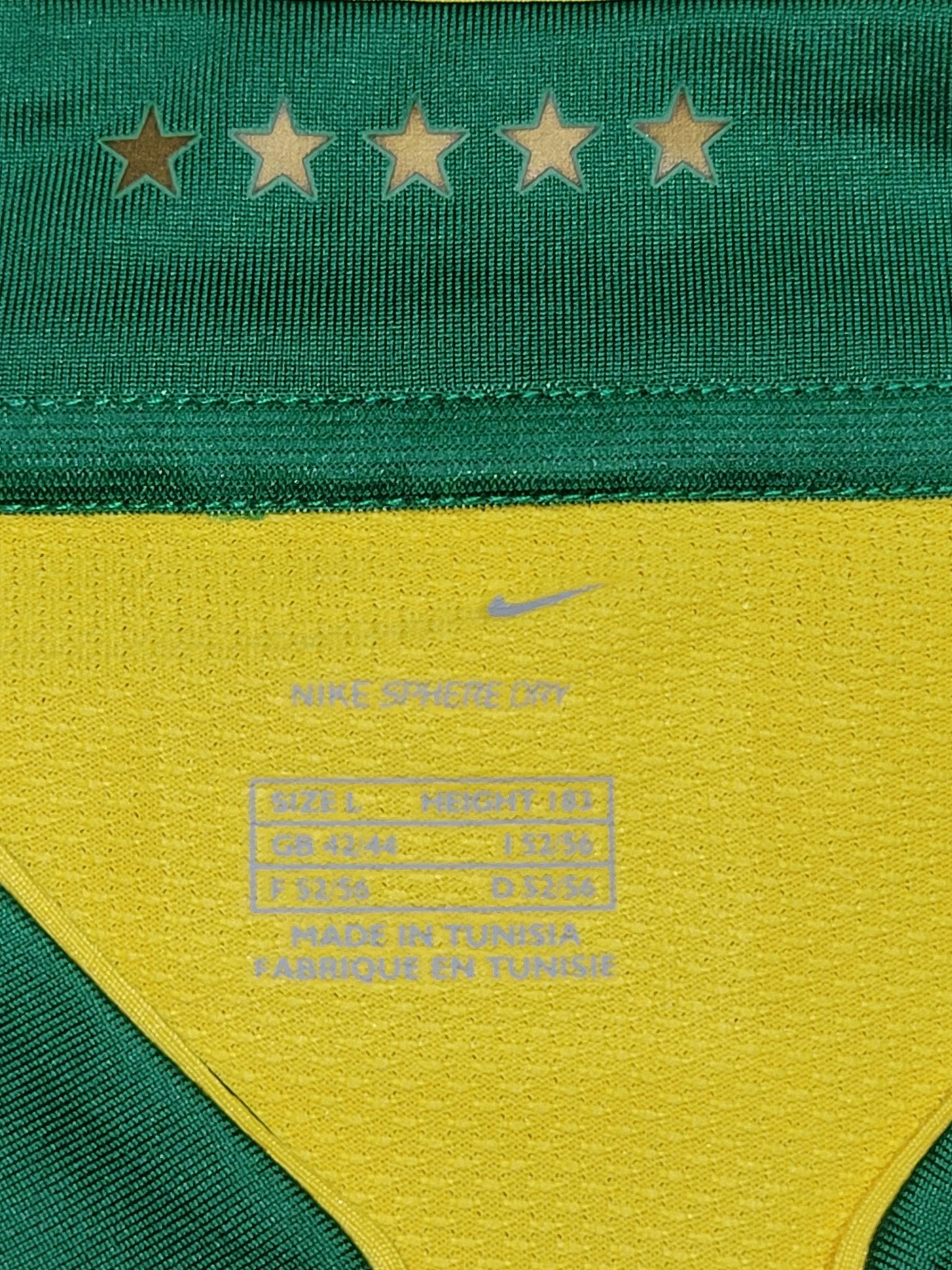 Ronaldo Brazil 2006 World Cup Home Soccer Jersey Shirt Camiseta BNWT L SKU# 103889 Nike