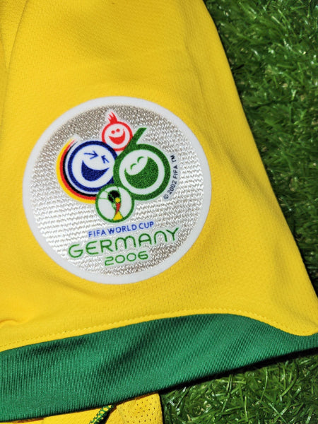 Ronaldo Brazil 2006 World Cup Home Soccer Jersey Shirt XL SKU# S6AOM 103889 Nike