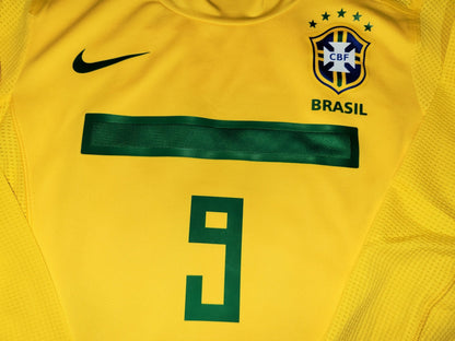 Ronaldo Brazil MATCH ISSUED 2011 LAST MATCH FAREWELL Jersey Shirt L Nike