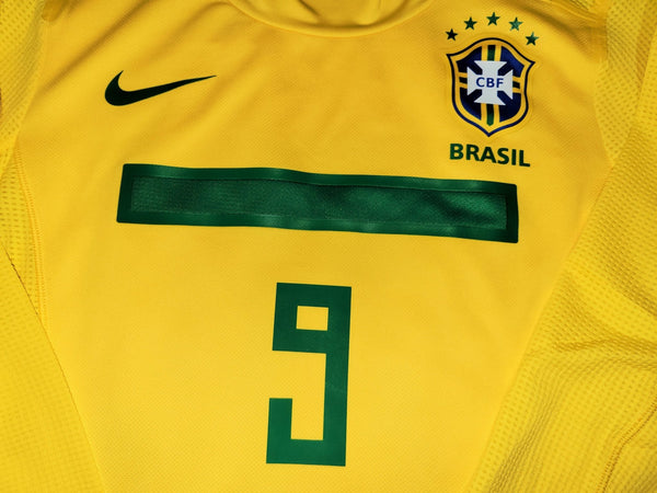 Ronaldo Brazil MATCH ISSUED 2011 LAST MATCH FAREWELL Jersey Shirt L Nike