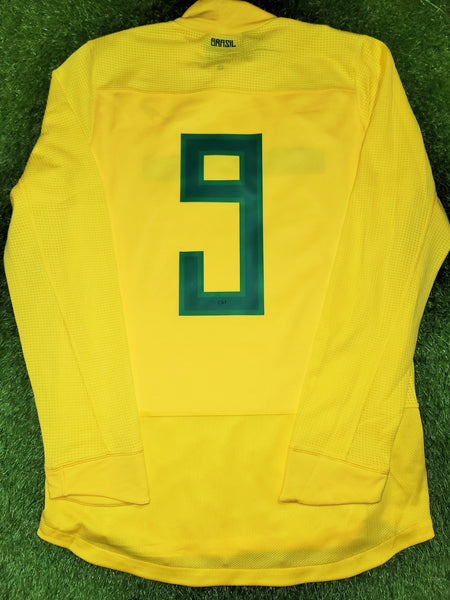 Ronaldo Brazil MATCH ISSUED 2011 LAST MATCH FAREWELL Jersey Shirt L Nike