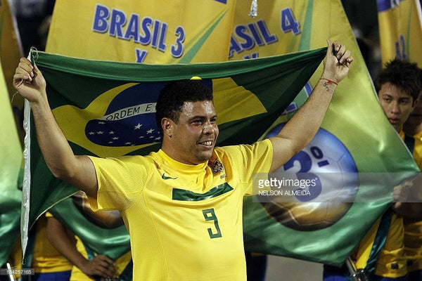 Ronaldo Brazil PLAYER ISSUE 2011 FAREWELL MATCH Jersey Shirt M - foreversoccerjerseys