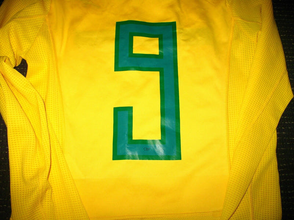 Ronaldo Brazil PLAYER ISSUE 2011 FAREWELL MATCH Jersey Shirt M - foreversoccerjerseys