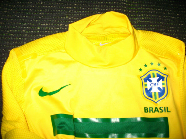 Ronaldo Brazil PLAYER ISSUE 2011 FAREWELL MATCH Jersey Shirt M - foreversoccerjerseys