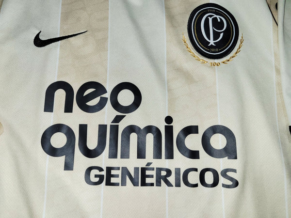 Ronaldo Corinthians Nike 2010 2011 SPECIAL ANNIVERSARY CENTENARY 100 YEARS Soccer Jersey Camiseta Shirt M SKU# 382409-201 Nike