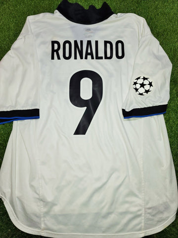 Ronaldo Inter Milan 1998 1999 UEFA Jersey Shirt Maglia XL foreversoccerjerseys