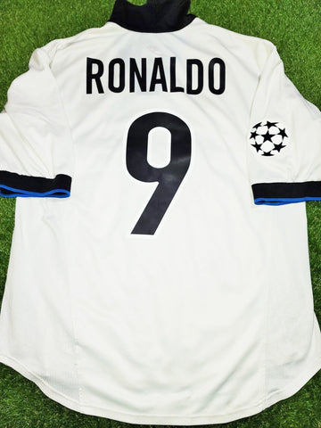 Ronaldo Inter Milan 1998 1999 UEFA Nike Jersey Shirt Maglia M foreversoccerjerseys