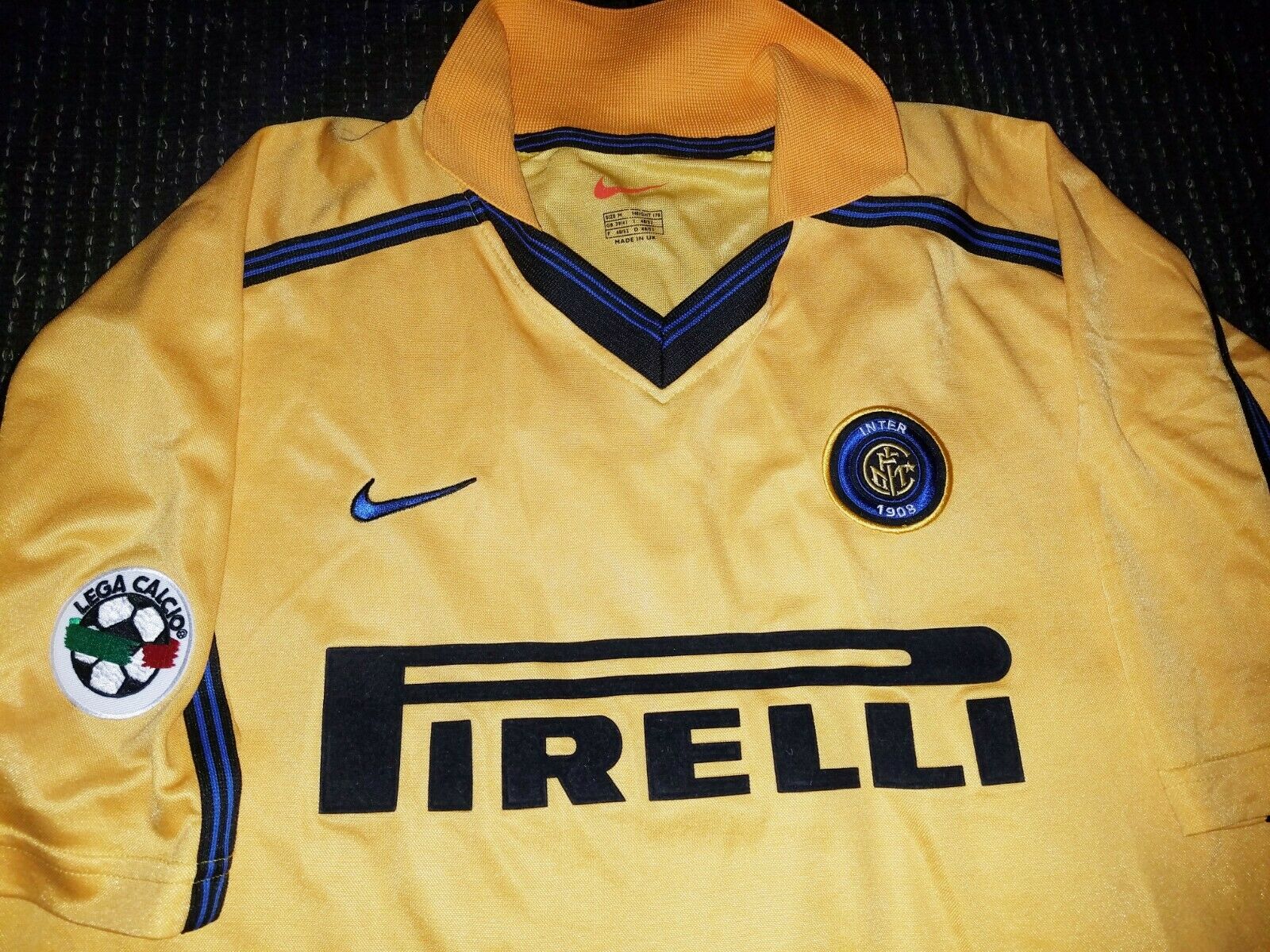 Ronaldo Inter Milan 1999 2000 Jersey Shirt Maglia M - foreversoccerjerseys