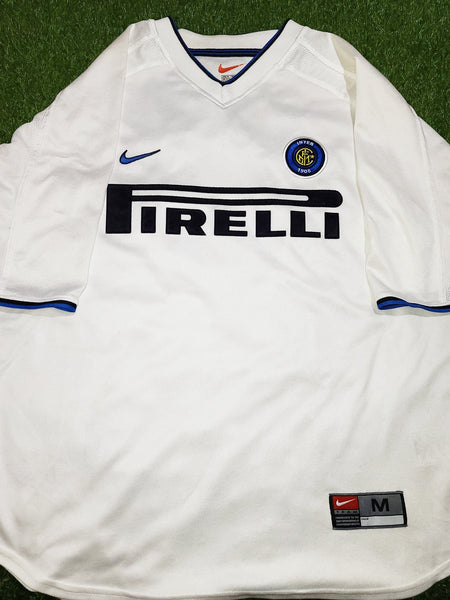 Ronaldo Inter Milan 1999 2000 White Away Jersey Shirt Maglia M foreversoccerjerseys