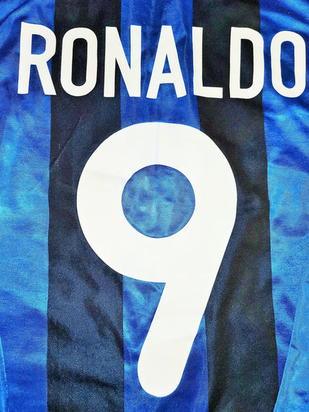 Ronaldo Inter Milan 2000 2001 Nike Long Sleeve Jersey Shirt Maglia L foreversoccerjerseys