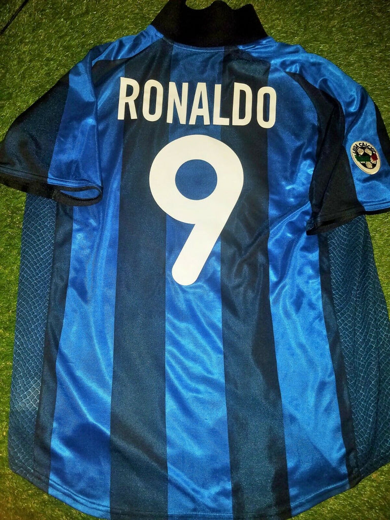 Ronaldo Inter Milan 2001 2002 Jersey Shirt Maglia L - foreversoccerjerseys