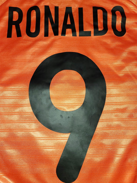 Ronaldo Inter Milan 2001 2002 Orange Jersey Shirt Maglia M foreversoccerjerseys