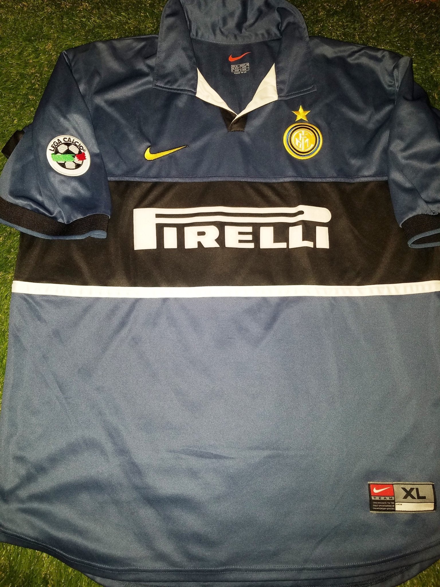 Ronaldo Inter Milan Nike 1998 1999 3rd Jersey Shirt Maglia XL