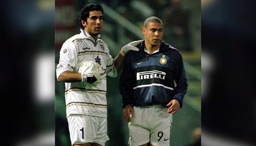 ウェア inter 1998 1999 Ronaldo Inter 1998-1999 home retro shirt long sleeves Ronaldo #9 | eBay