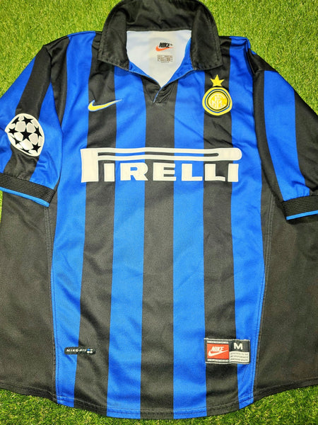 Ronaldo Inter Milan Nike 1998 1999 UEFA Jersey Shirt Maglia M foreversoccerjerseys