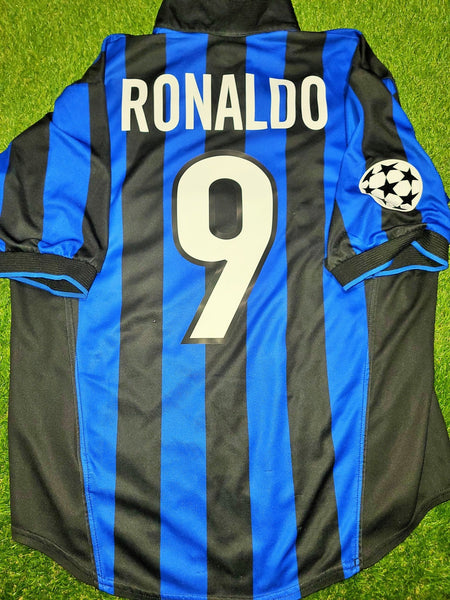Ronaldo Inter Milan Nike 1998 1999 UEFA Jersey Shirt Maglia M foreversoccerjerseys