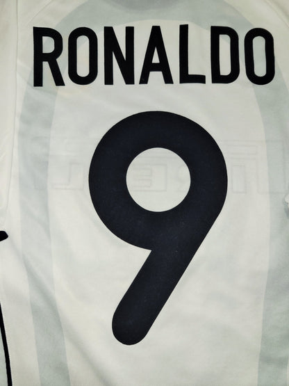 Ronaldo Inter Milan Nike 2001 2002 Away White Jersey Shirt Maglia L foreversoccerjerseys
